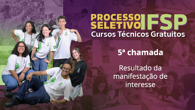 Cursos técnicos: divulgada 5ª chamada